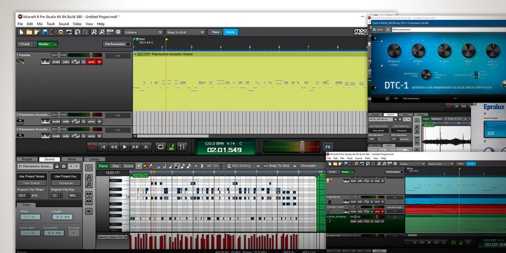 acoustica mixcraft pro studio 8 sampling rate