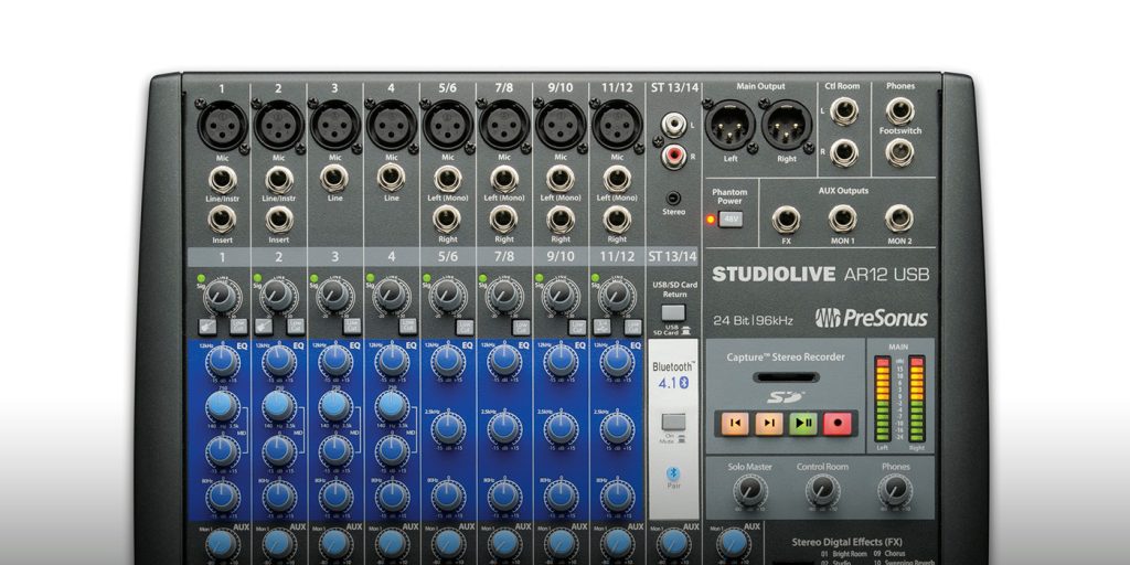 Recording Magazine Reviews: Presonus Studiolive Ar12 USB Mixer