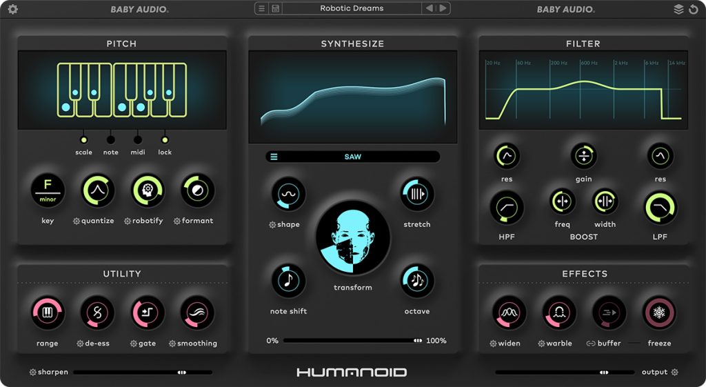 Baby Audio releases Humanoid, a powerful vocal transformation tool