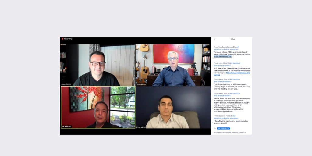 CRAS PAMA Event Panel