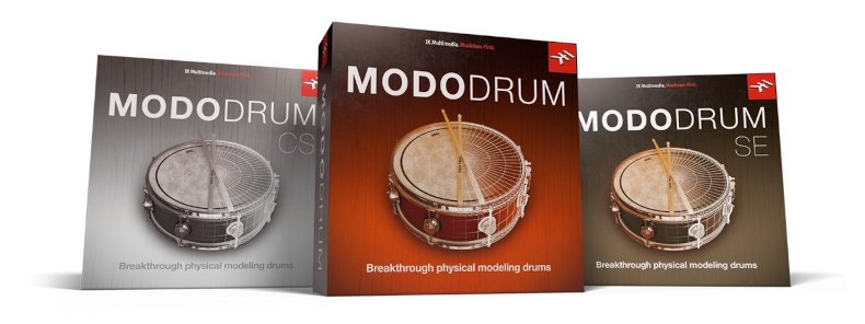 IK Multimedia Releases MODO DRUM 1.5 Boxes