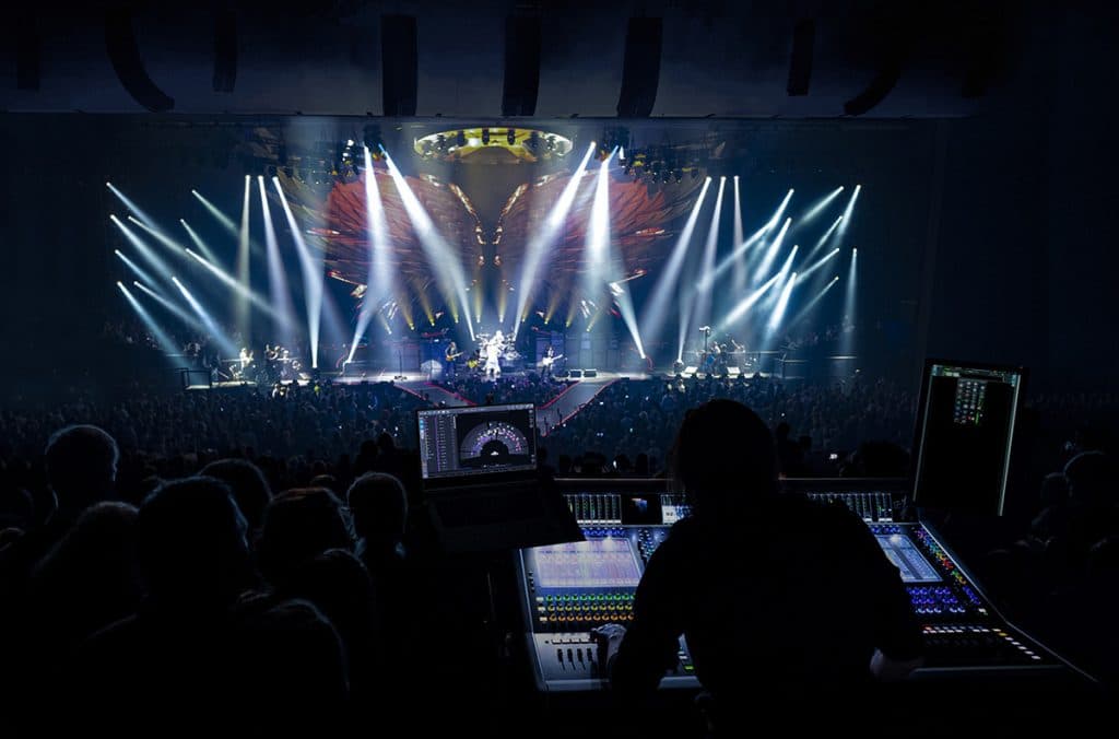 L-ISA immersive technology and Mixhalo powered an enhanced listener experience at Aerosmith Deuces Are Wild residency in Las Vegas. Photo credit: Zack Whitford