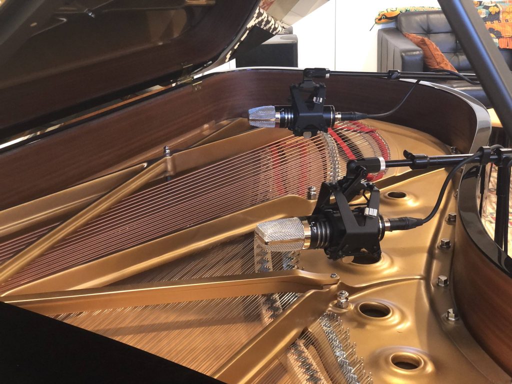 Rollings' Steinway Model B mic'd with a pair of Mojave MA-1000s