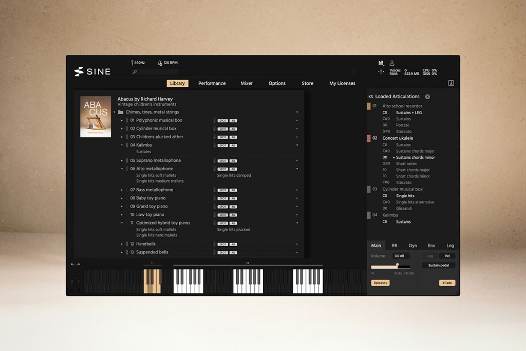 Orchestral Tools Abacus screenshot