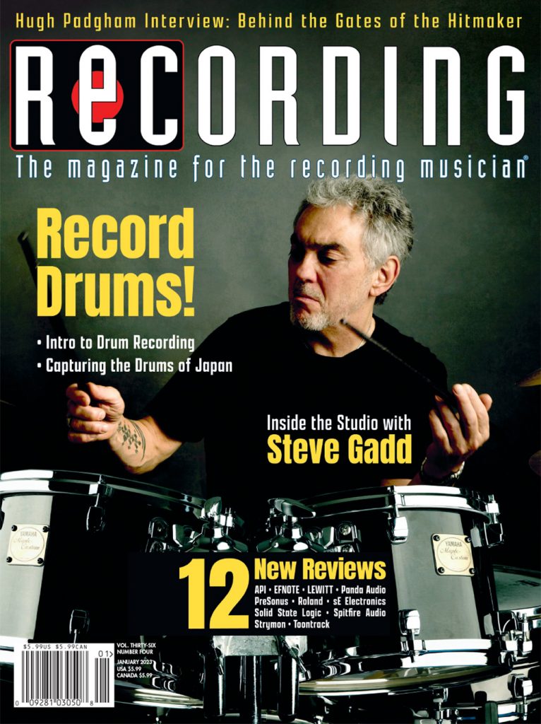RECORDING Magazine January 2023 Issue Cover