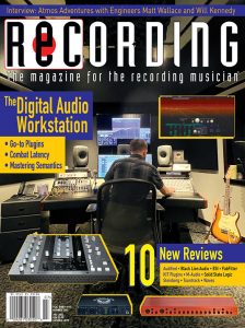 RECORDING Magazine Cover July 2022