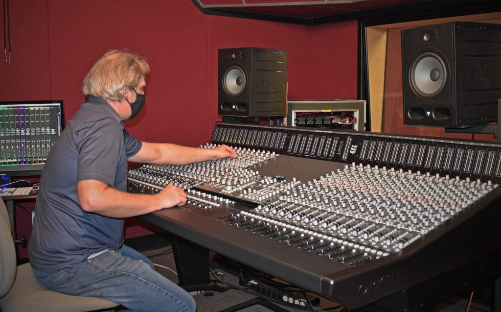 Rick Schmunk at SSL Console