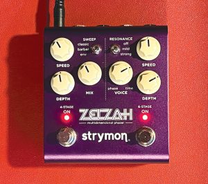 Strymon Zelzah pedal close up