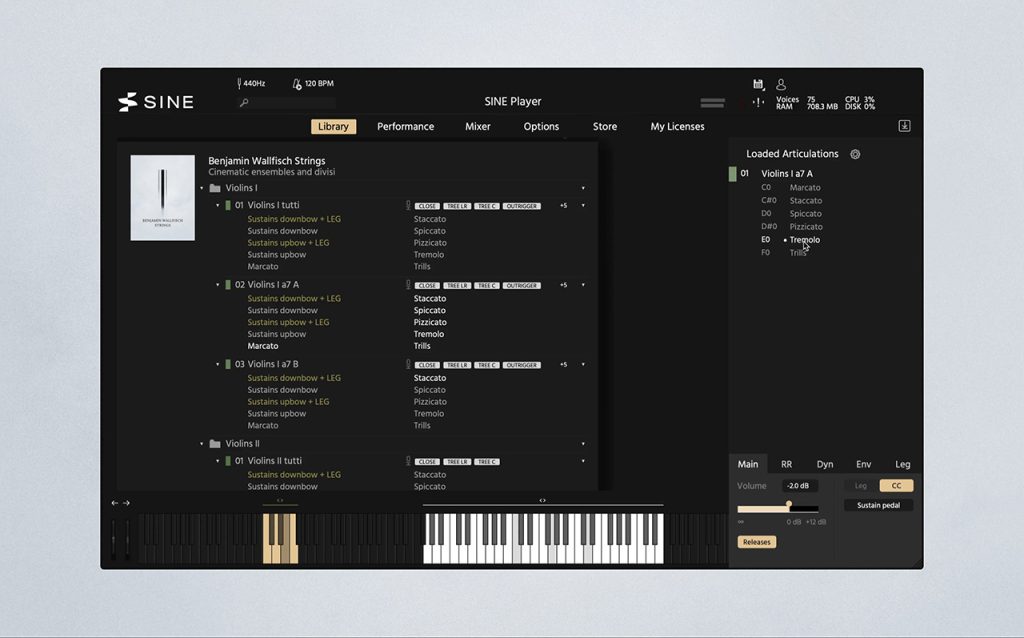 Orchestral Tools Benjamin Wallfisch Strings Collections update screen