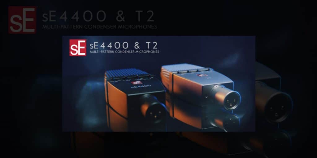 sE is proud to re-introduce the sE4400 and T2 microphones!