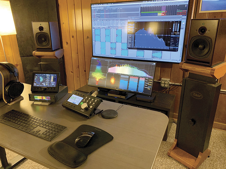 PSI Audio A17-M Studio Monitors in Justin's Room